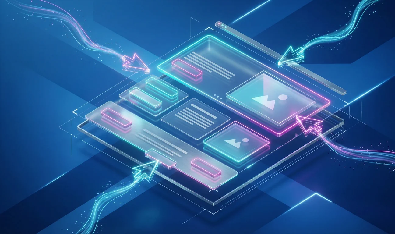 AI Website Builder Interface