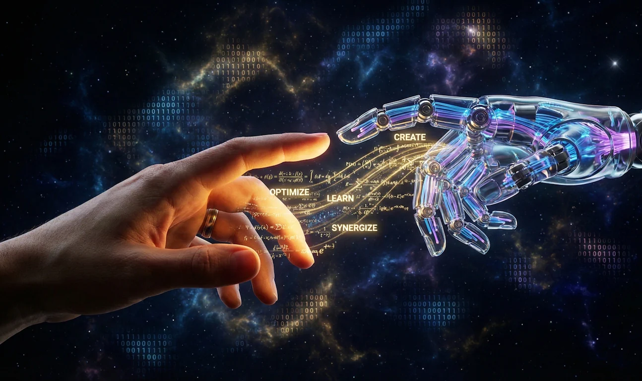 Human and AI collaboration